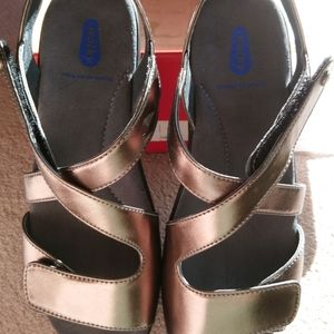 Wolky European sandals, size 40, Anthracite.